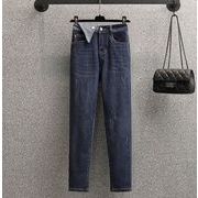 【大きいサイズL-4XL】【秋冬新作】ファッションジーンズ