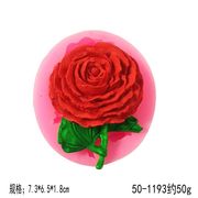 人気 石鹸ローソク アロマキャンドル 素材蝋燭 シリコンモールド レジン枠 バレンタイン 石膏粘土 バラ薔薇
