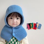 子供用帽子・8色・耳カバー・暖かく・ニット・日系帽・ファッション・秋冬防寒