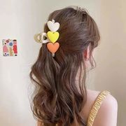 【2色ヘアクリップ 】新品 韓国ファッション レディース バンスクリップ  髪飾り  超人気 髪止め