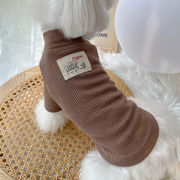 ペット用品 ペット服 ペットファッション 小型犬 猫 秋冬 ワッフルシャツ