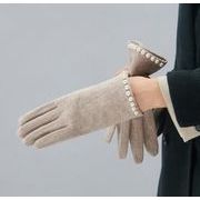 秋冬 手袋 グローブ ファッション小物  保温 スマホタッチ対応