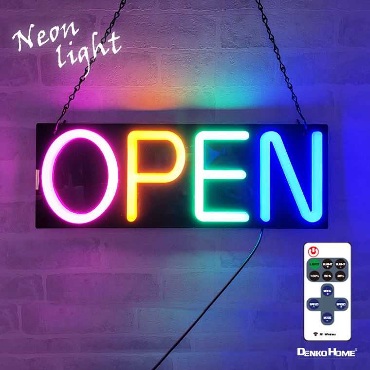 LED ネオンサイン 屋内用 OPEN オープン ネオンライト ネオン管 ...