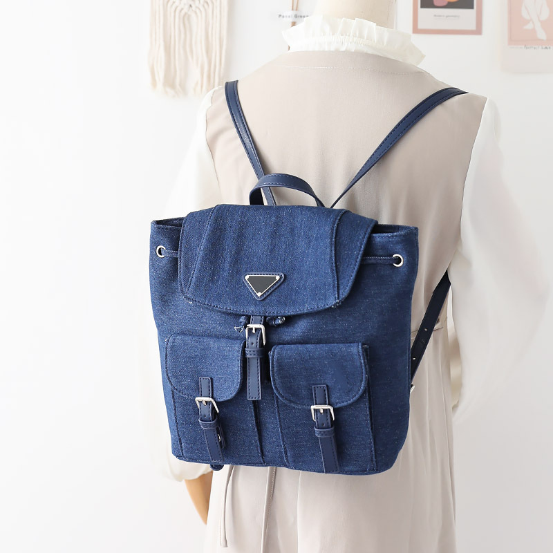ジーンズ通勤バッグ　バッグバッグ　シンプルデザイン　韓国ファッション