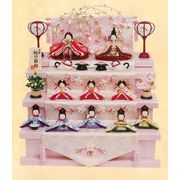 【ご紹介します！安心の日本製！春の訪れをつげる豪華でかわいい雛人形！】さくらいろのひなまつり10人揃い