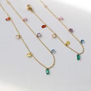 ステンレスアンクレット　ブレスレット　アクセサリー　アレルギー対応　INS　デザイン　18Kコーティング