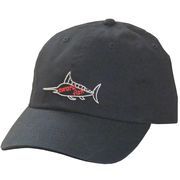 【ご紹介します！魚柄の刺繍ワッペンがかっこいいキャップ！】魚波CAP カツオ ブラック