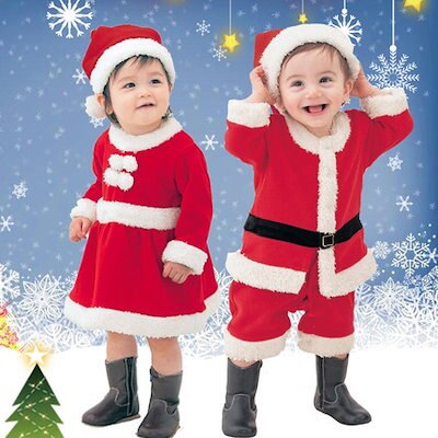 サンタ服子供サンタサンタクロースベビー服子供服キッズクリスマス男の子女の子クリスマス衣装