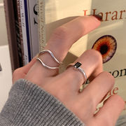 指輪　リング　アクセサリー　韓国ファッション　金属　デザイン　メタル