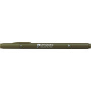 トンボ鉛筆 水性マーカープレイカラー2 オリーブ WS-TP43