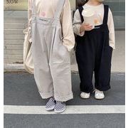 2022【春夏新作】ins 韓国風子供服 パンツ 女の子男の子 レジャー 吊りパンツ ズボン 2色