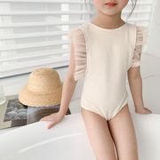 【2023春新作】韓国風子供服 キッズ水着 女の子 ベビー 子供用 オールインワン　連体水着