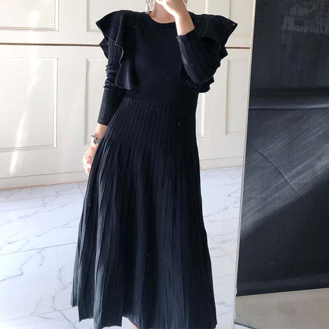 【NEW即納商品】韓国風レディース服 お出かけ エレガント　オシャレ ワンピース