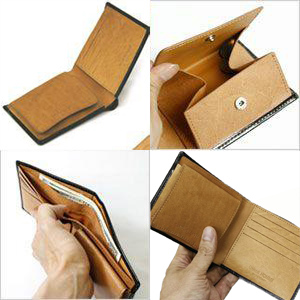 二つ折り財布 馬革×水牛革ドロップリング折財布 UHP 1149LT 左利き用コードバン×バッファロー短財布 unitedHOMME 送料無料 unitedHOMME】馬革×水牛革ドロップリング折財布□UHP-1149LT□左利き用