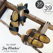 【joy walker】厚底ヒール ウエッジソール サンダル　2色