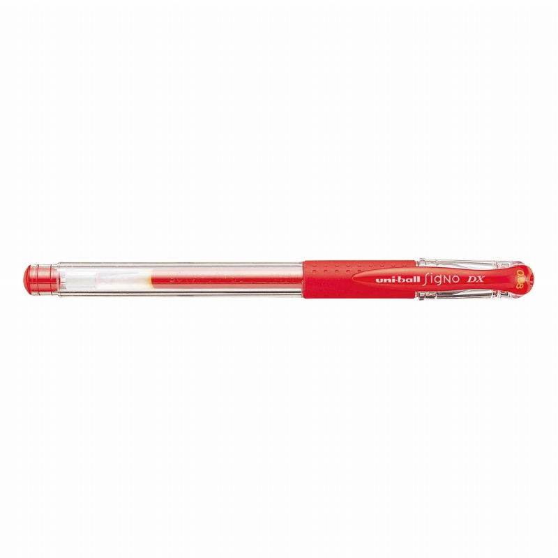 三菱鉛筆 ゲルインクボールペン シグノ 極細 0.38 赤 UM151.15