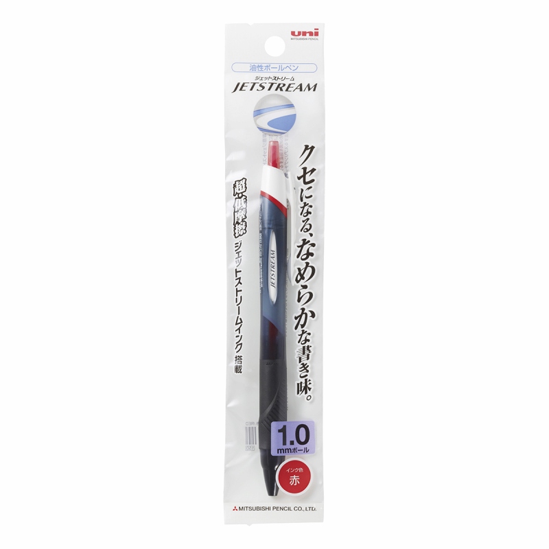 三菱鉛筆 なめらか油性ボールペン ジェットストリーム 1.0mm 赤 SXN150101P.15 三菱鉛筆