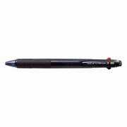 三菱鉛筆 なめらか油性ボールペン ジェットストリーム 3色 0.38 透明黒 SXE340038T.24