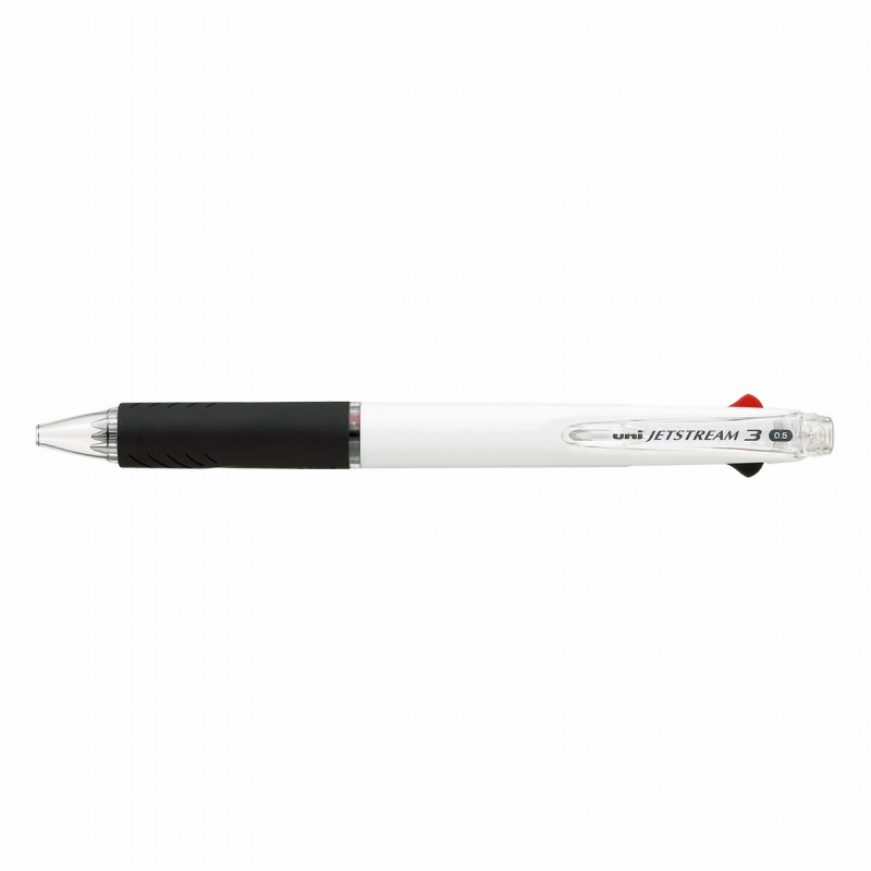 三菱鉛筆 なめらか油性ボールペン ジェットストリーム 3色 0.5 白 SXE340005.1