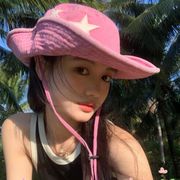 キャップ 小顔効果  帽子 野球帽  カウボーイ フィッシャーマン 紫外線カット