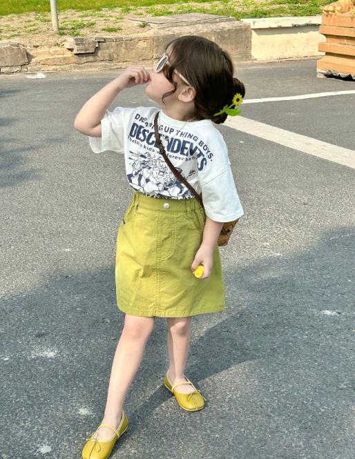 2023 INS 韓国風子供服  スカート   女の子 キッズ 子供服 カジュアル ベビー服  かわいい