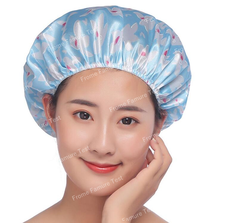 レディース防水シャワーキャップ、シャワーキャップ、防煙帽子 吉屋百貨店
