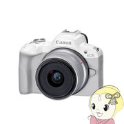 ミラーレスカメラ Canon キャノン EOS R50 RF-S18-45 IS STM レンズキット [ホワイト] EOSR50WH-1845
