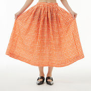 2023夏の婦人服ドットプリントハーフスカート欧米のゆったりとした着痩せたハーフスカート