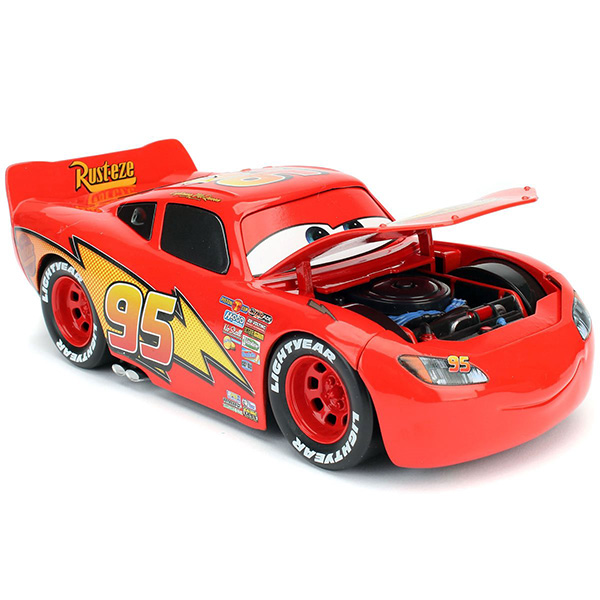 1:24 DISNEY PIXAR CARS LIGHTNING McQUEEN with TIRE RACK 【 カーズ 】ミニカー 有限会社  ステップス | 卸売・ 問屋・仕入れの専門サイト【NETSEA】