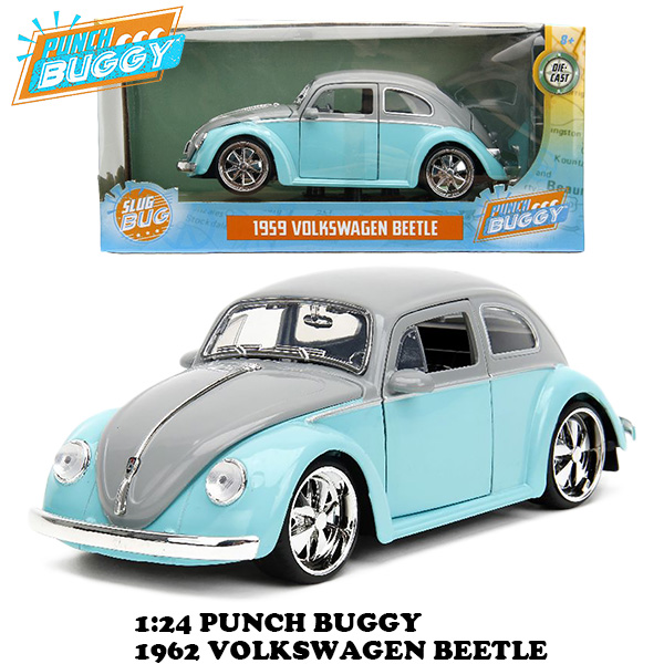 JADA TOYS 1:24 PUNCH BUGGY 1959 VW Beetle ミニカー 有限会社