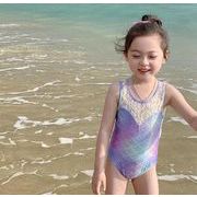 2023 夏新作   ハワイ  連体服 韓国風子供服 キッズ砂浜 水泳ベビー服  水着 女の子