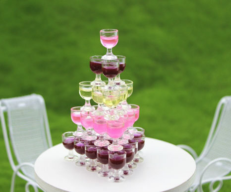 DIY    モデル    ミニチュア    インテリア置物    デコレーション    コップ    ワイングラス   3色