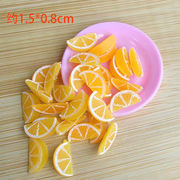 DIY素材  手芸diy用  貼り付けパーツ  デコパーツ   デコレーションパーツ   オレンジ  1.5cm  2色