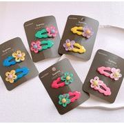 韓国風  子供用品  ヘアピン レディースヘアアクセサリー 髪飾り　雑貨 キッズ　可愛い　おしゃれ7色