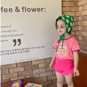 2023超人気新作 韓国風子供服   ベビー服 女の子   キッズ   Tシャツ+ ショートパンツ  セットアップ