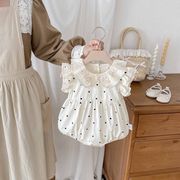 2025夏新作  韓国風子供服  ベビー服   キッズ    可愛い   ロンパース   つなぎ   女の子