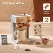 コーヒーメーカー おもちゃ 木製玩具  知育玩具 子供用品   木質おもちゃ  撮影道具  贈り物  遊び用