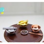 ins   模型   撮影道具  ミニチュア  インテリア置物  モデル  デコレーション  お椀  茶碗と箸  3色