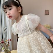 2024 夏 韓国風子供服 ベビー服 ワンピース  レース  プリンセス  ドレス  誕生日