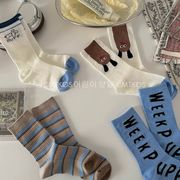 2025 人気新作    子供靴下  韓国風子供服 ベビー靴  ベビー用    ソックス    4足入り 犬