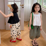 子供服 2点セット キャミソールスーツ    女の子 韓国ファッション ゆったり カジュアル