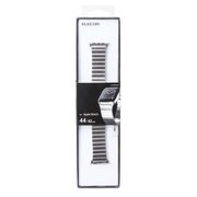 【特価ELECOM20230411】Apple Watch用フォーマルステンレスバンド(44/42mm)/シルバー AW-44BDSS1SV