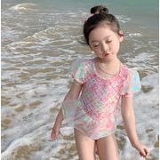 水着  ベビー用品 2023夏新作 韓国子供服 女の子 ファッション 女の子 ワンピース水着 水着 90-140CM