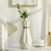 シンプル ホワイトモダン 北欧 六角形 花瓶 デザイン オブジェ レストラン装飾 おしゃれ花瓶