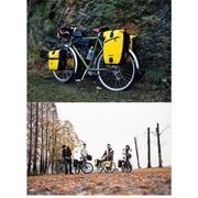 3in1 自転車用 パニアバッグ 20L キャリアバッグ サイクルバッグ 大容量 収納 撥水 サイドバッグ