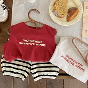 ★Boys&Girls★　子供Tシャツ　アメリカカートゥーン　キャミソール　子供服　韓国キッズファッション