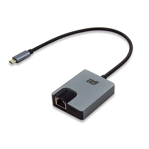 ラトックシステム USB Type-C ギガビット対応LANアダプター(PD対応・30cm