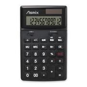 アスカ　ビジネスカラー電卓 ブラック C1251BK