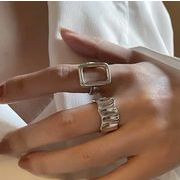 2点セット 韓国風  アクセサリー  リング   指輪   雑貨  レディース  開口指輪   ファッション小物