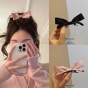 韓国風レディース ヘアピン  髪飾り ヘアアクセサリー   リボン   可愛い 子供用2色